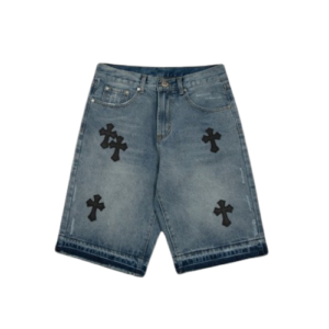 Chrome Hearts Black Cross Shorts