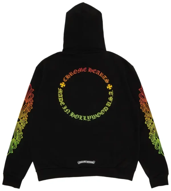 Chrome Hearts Floral Sleeve Hoodie 2