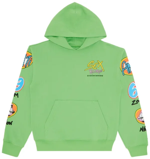 Chrome Hearts Green Hoodie