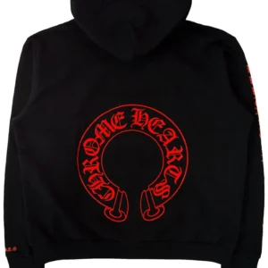 Chrome Hearts Horse Shoe Hoodie Black 3