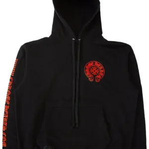 Chrome Hearts Horse Shoe Hoodie Black