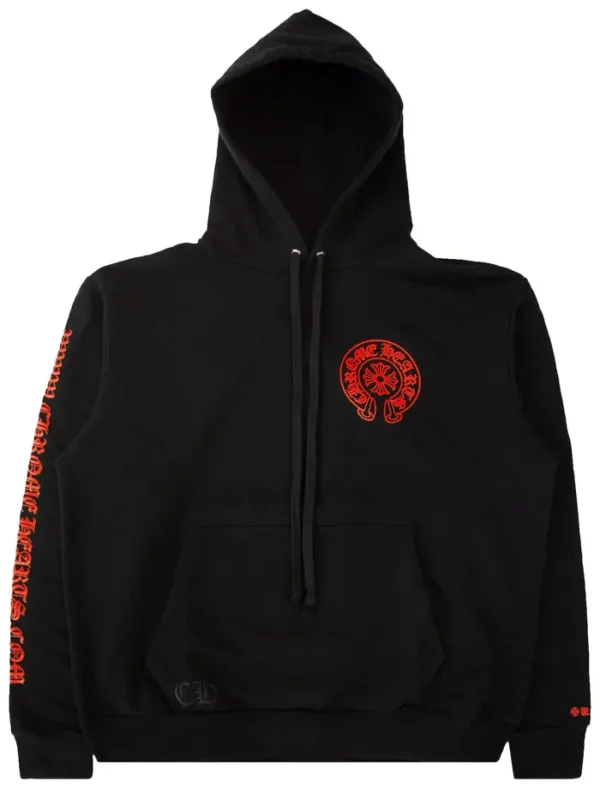 Chrome Hearts Horse Shoe Hoodie Black