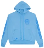 Chrome Hearts Horseshoe Hoodie Blue