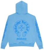 Chrome Hearts Horseshoe Hoodie Blue 2