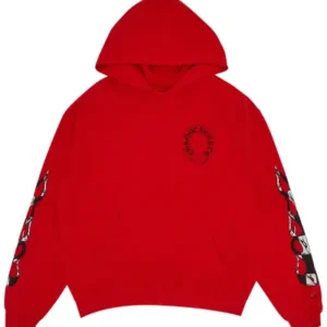 Chrome Hearts Red Hoodie