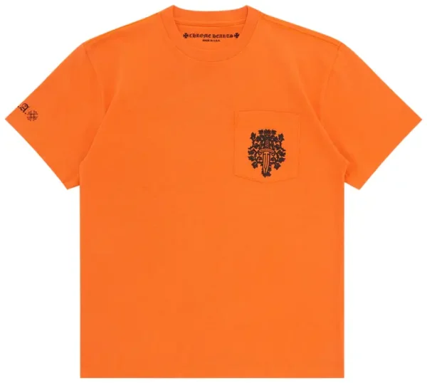 Chrome Hearts Vine Dagger T-Shirt Orange