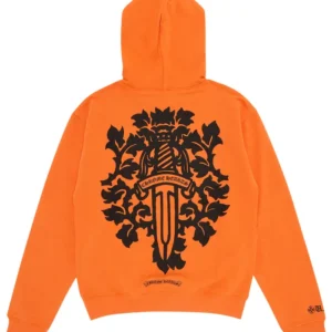 Orange Chrome Hearts Hoodie 2