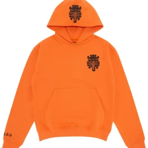 Orange Chrome Hearts Hoodie