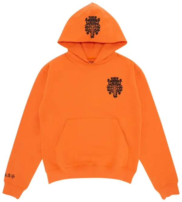 Orange Chrome Hearts Hoodie