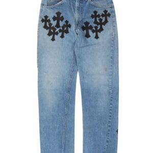 Chrome Hearts Levi’s Cross Patch Jeans – Blue