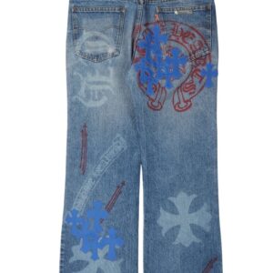 Chrome Hearts Levi’s Stencil Cross Patch Jeans