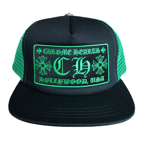 Chrome Hearts Trucker Hat – Black/Green