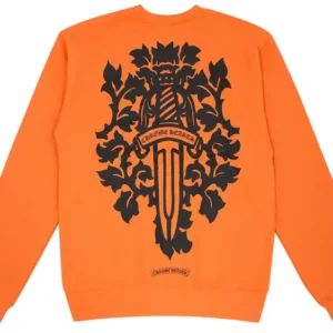 Chrome Hearts Orange Sweatshirts 2