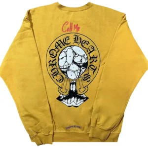 Chrome Hearts Yellow Sweatshirt 2