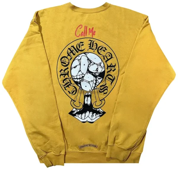 Chrome Hearts Yellow Sweatshirt 2