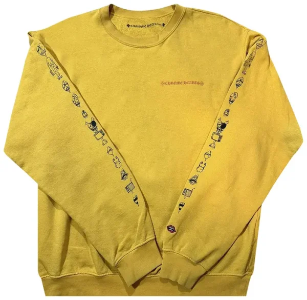 Chrome Hearts Yellow Sweatshirt